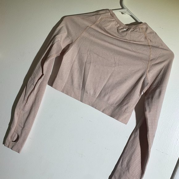 Gymshark Light Pink Vital Seamless Longsleeve - Picture 4 of 5